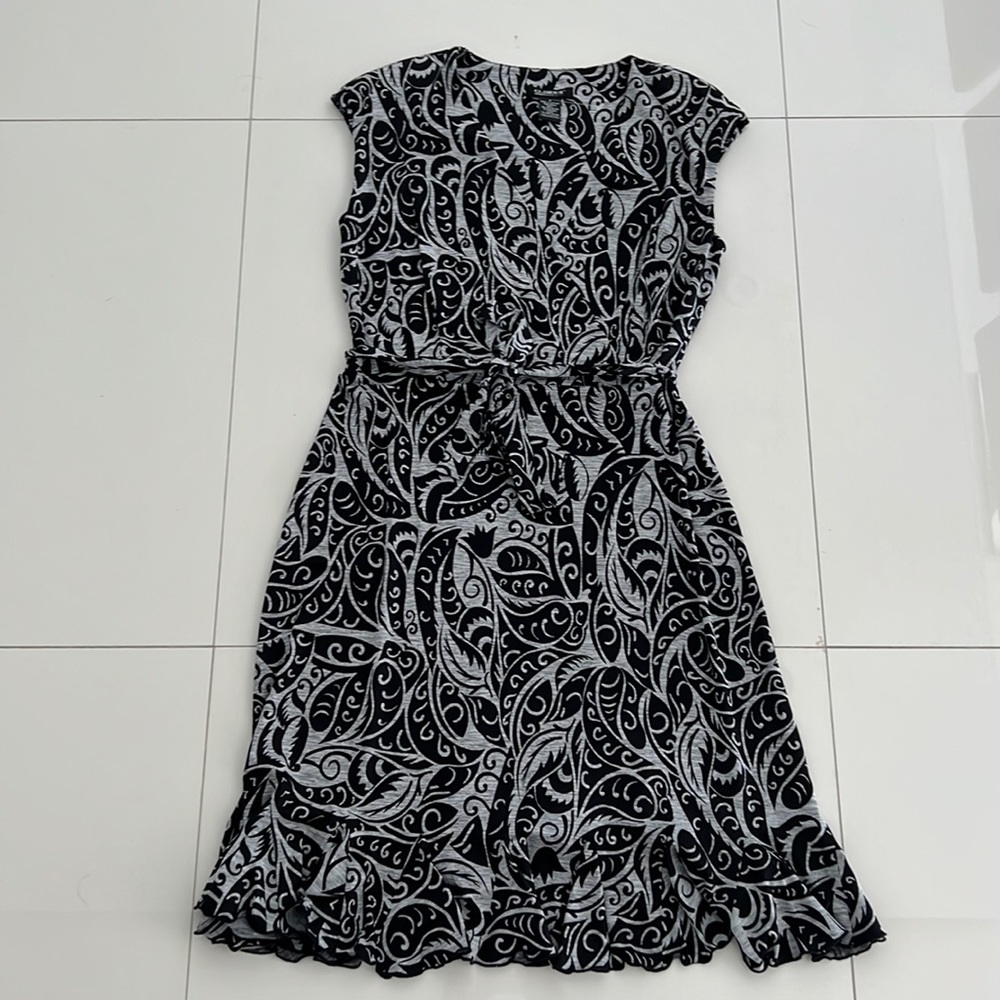 Gray and Black Dress Glamour Brand